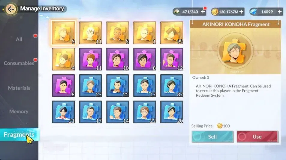 HAIKYU!! FLY HIGH Accounts SEA Lv60|14K Diamond| 5 SP [Hinata,Kenma,Bokuto,Ke image 13