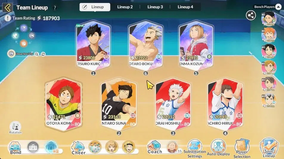 HAIKYU!! FLY HIGH Accounts SEA Lv60|14K Diamond| 5 SP [Hinata,Kenma,Bokuto,Ke image 7