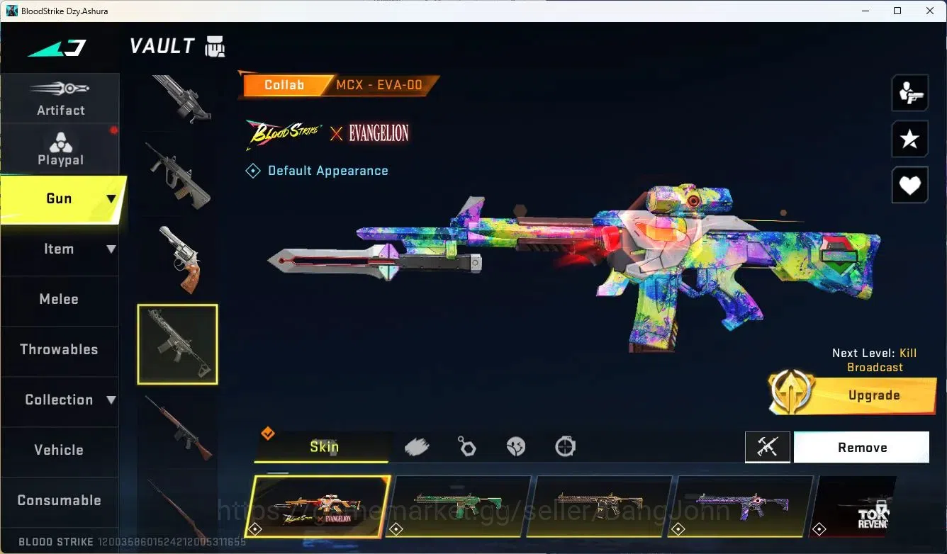 Blood Strike Accounts ASIA | Eternal Vector Lv2, Desert Eagle Lv1 | Eter image 6