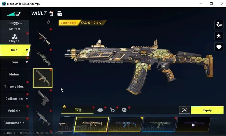 Blood Strike Accounts ASIA|6 ULTRA[ETHAN,EMT,UMP45,Galil,AR97,Vector]|Ka image 16