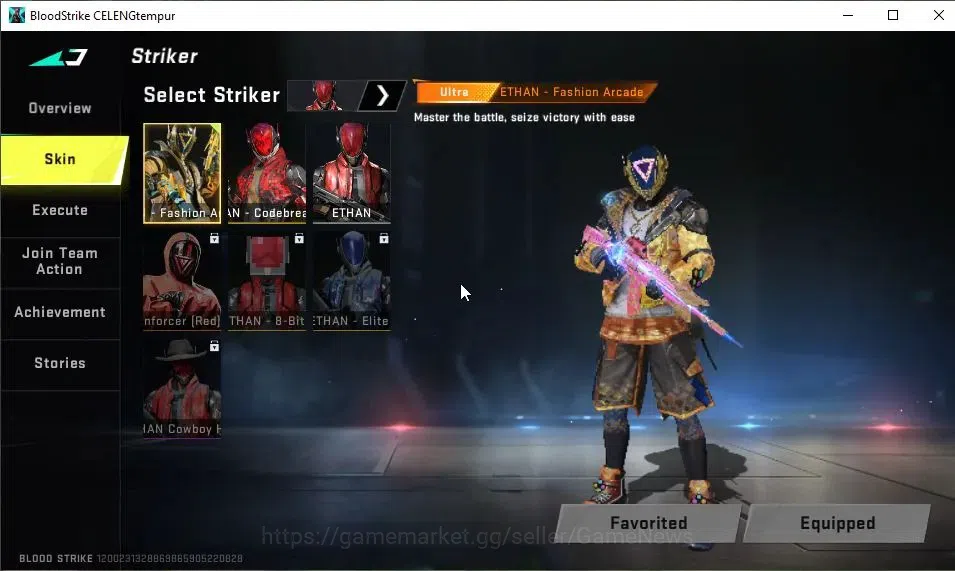 Blood Strike Accounts ASIA|6 ULTRA[ETHAN,EMT,UMP45,Galil,AR97,Vector]|Ka image 3