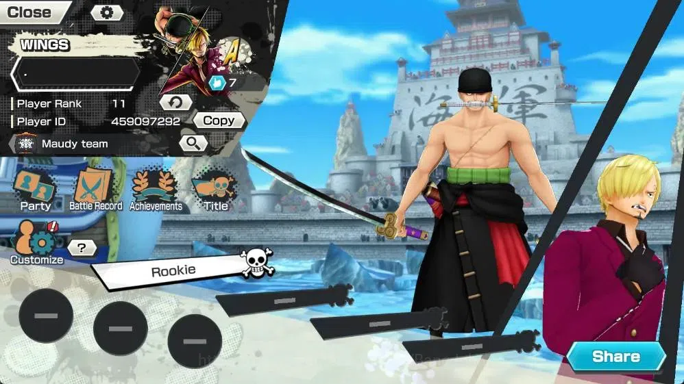 One Piece Bounty Rush Accounts Global | EX 3 |1 Max | PR 11 | Gol D. Roger,Zoro & image 2