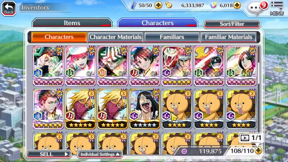 Bleach: Brave Souls Accounts Mid-Tier [GLOBAL]6K Orbs+Fresh All Story|Halibel Cacao,Nelliel Orient,Kon New Year,Halibel 7