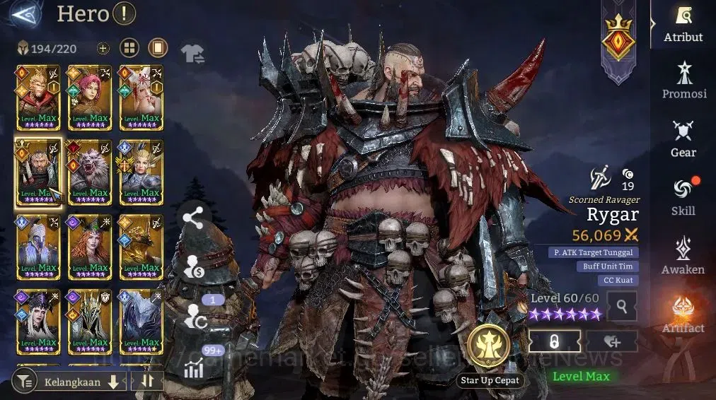 Watcher of Realms Accounts GLOBAL 60x|1,4M Power|4,5K Gems|2 Lord[Elddr,Rygar image 11