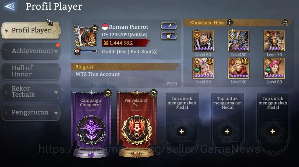 Watcher of Realms Accounts GLOBAL 60x|1,4M Power|4,5K Gems|2 Lord[Elddr,Rygar image 2