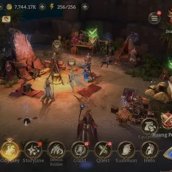 Watcher of Realms End-Game GLOBAL 60x|1,4M Power|4,5K Gems|2 Lord[Elddr,Rygar image 1