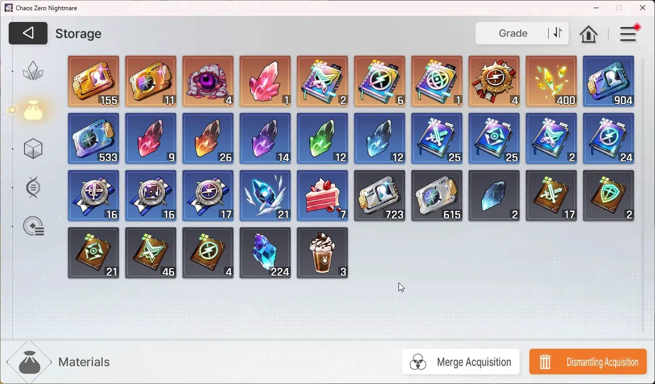 Chaos Zero Nightmare Accounts Asia | Lvl 32 | 3 SSR | Thipera | Adelheid | Veron image 2