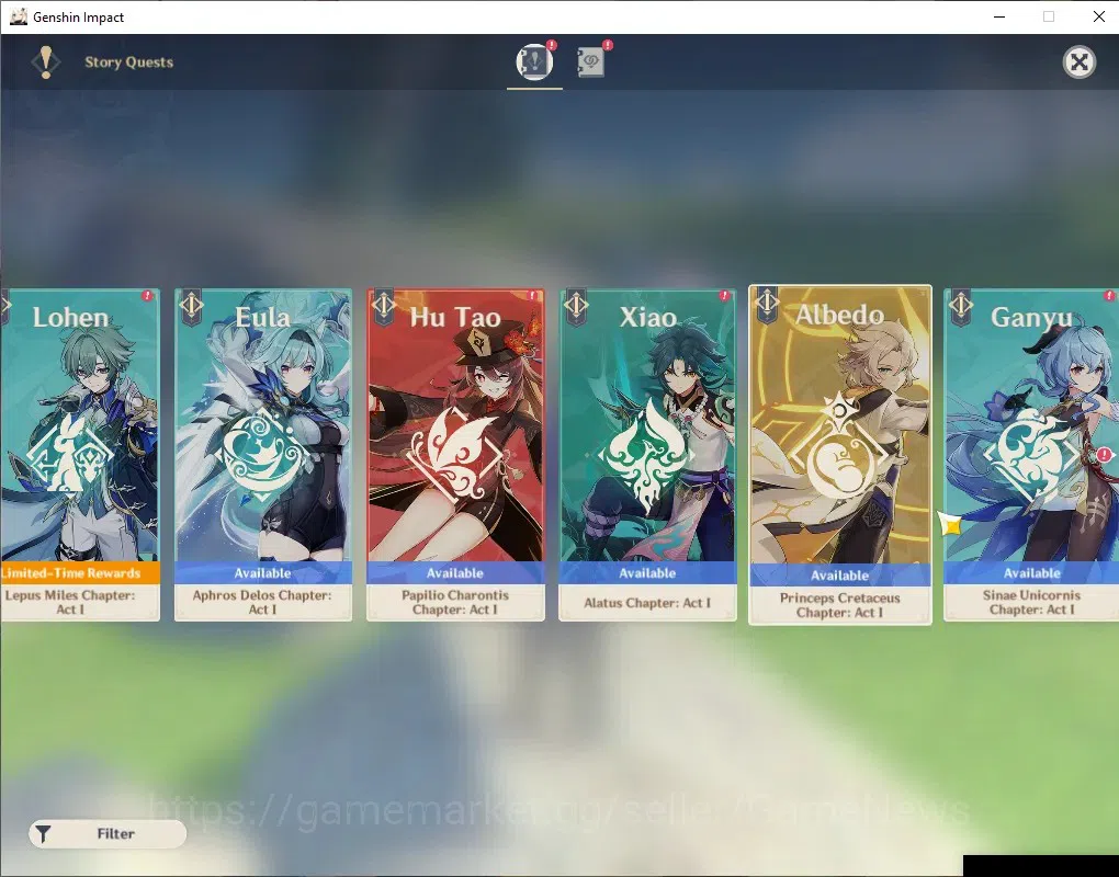 Genshin Impact Accounts ASIA| AR 55| BD Unset| 5 Limited + 1 (*5Weaapon)|  image 14