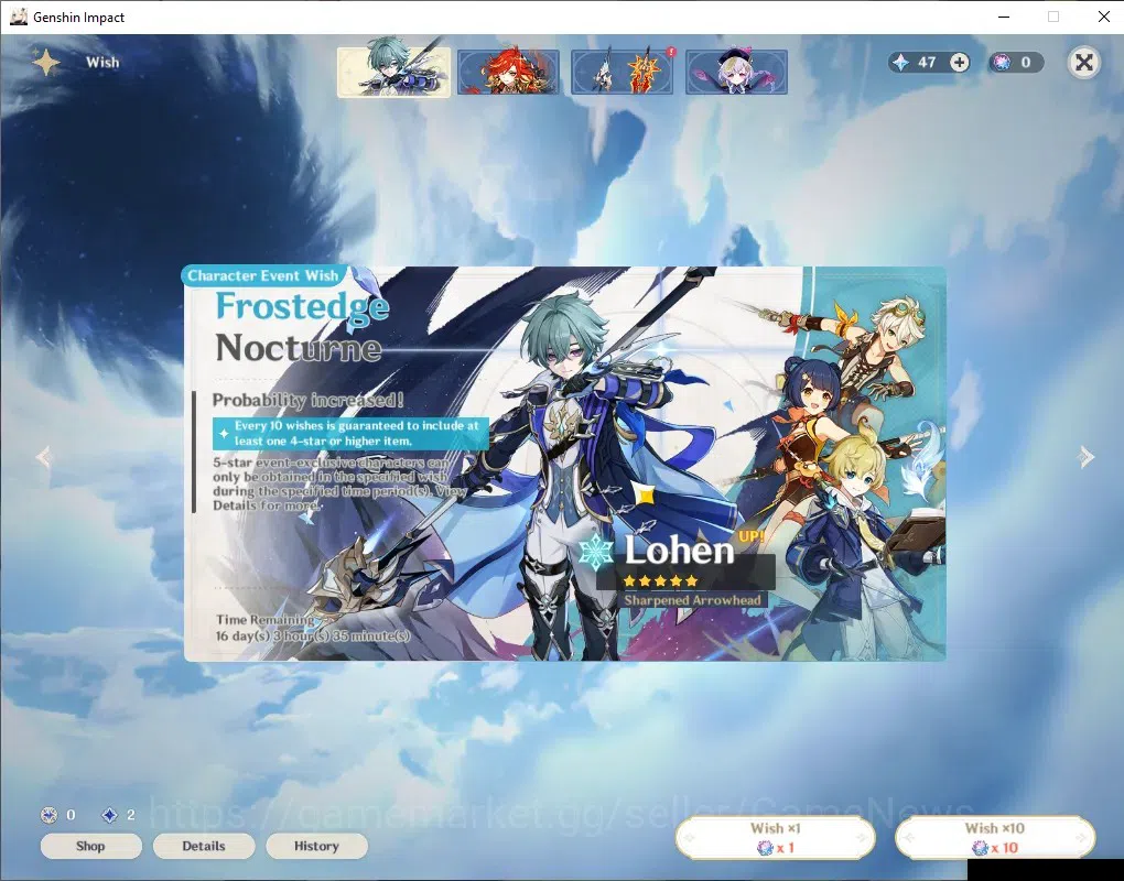 Genshin Impact Accounts ASIA| AR 55| BD Unset| 5 Limited + 1 (*5Weaapon)|  image 9