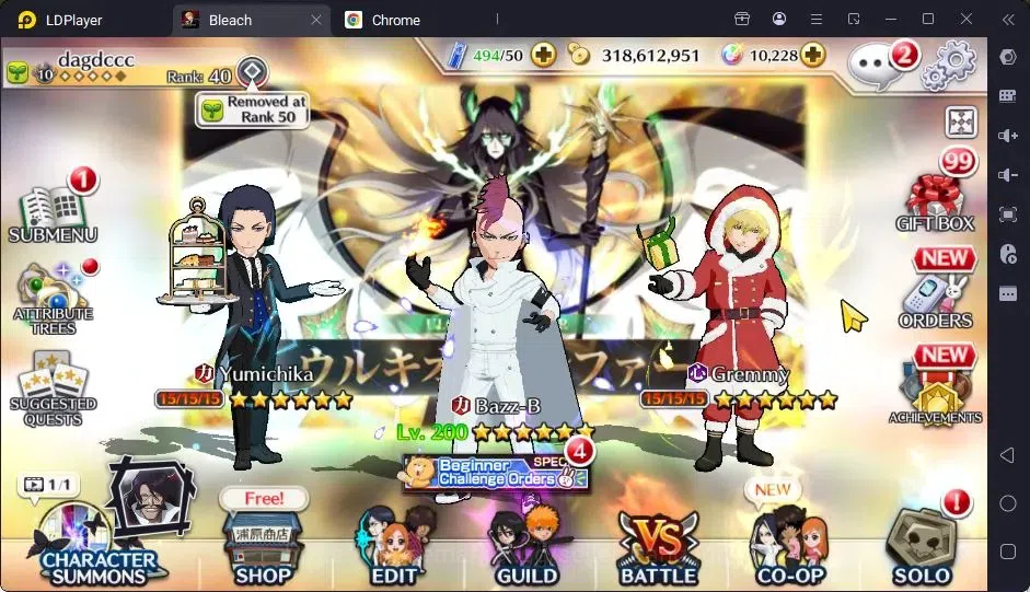 Bleach: Brave Souls Accounts Starter Global |116K BP+10K Orb|Fresh Story|Ichigo DT|Gremmy Xmas24|Aizen 6th|Bazz-B 1