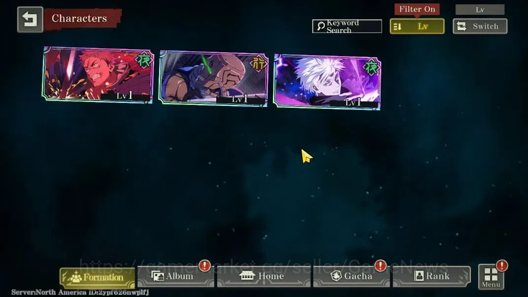 Jujutsu Kaisen: Phantom Parade Accounts NA |PR 1|4,8K Cube|3 SSR 1 Limited [Entrusted Life image 2