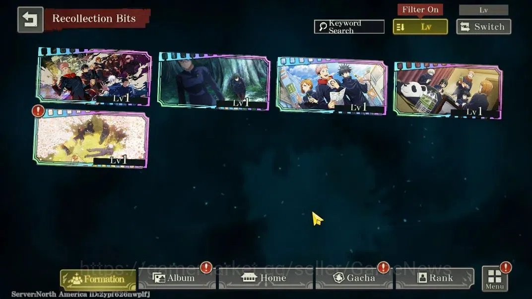 Jujutsu Kaisen: Phantom Parade Accounts NA |PR 1|4,8K Cube|3 SSR 1 Limited [Entrusted Life image 4