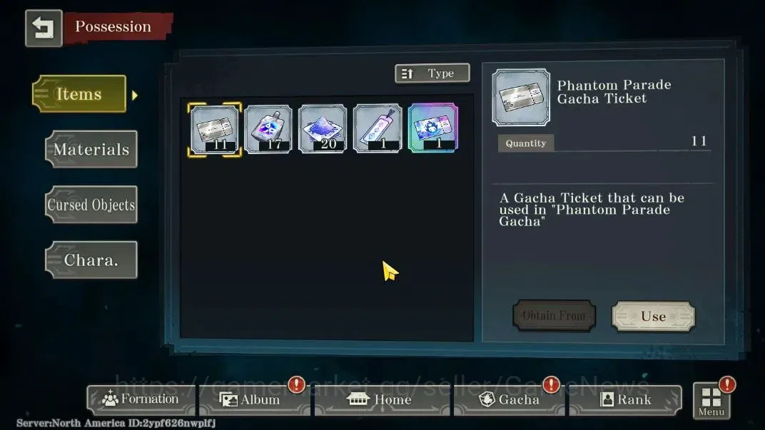 Jujutsu Kaisen: Phantom Parade Accounts NA |PR 1|4,8K Cube|3 SSR 1 Limited [Entrusted Life image 6