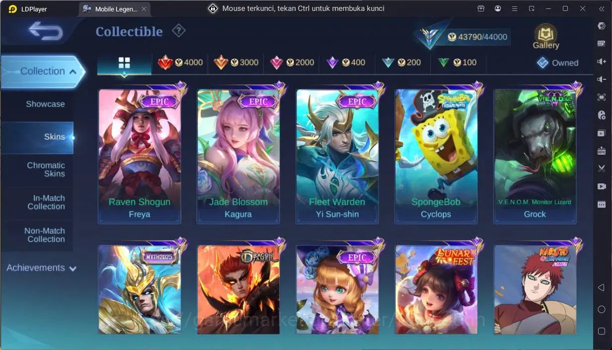 Mobile Legends: Bang Bang Accounts Global|Hero 132|Skin 219|Expert|KOF Karina|CC Nata image 10