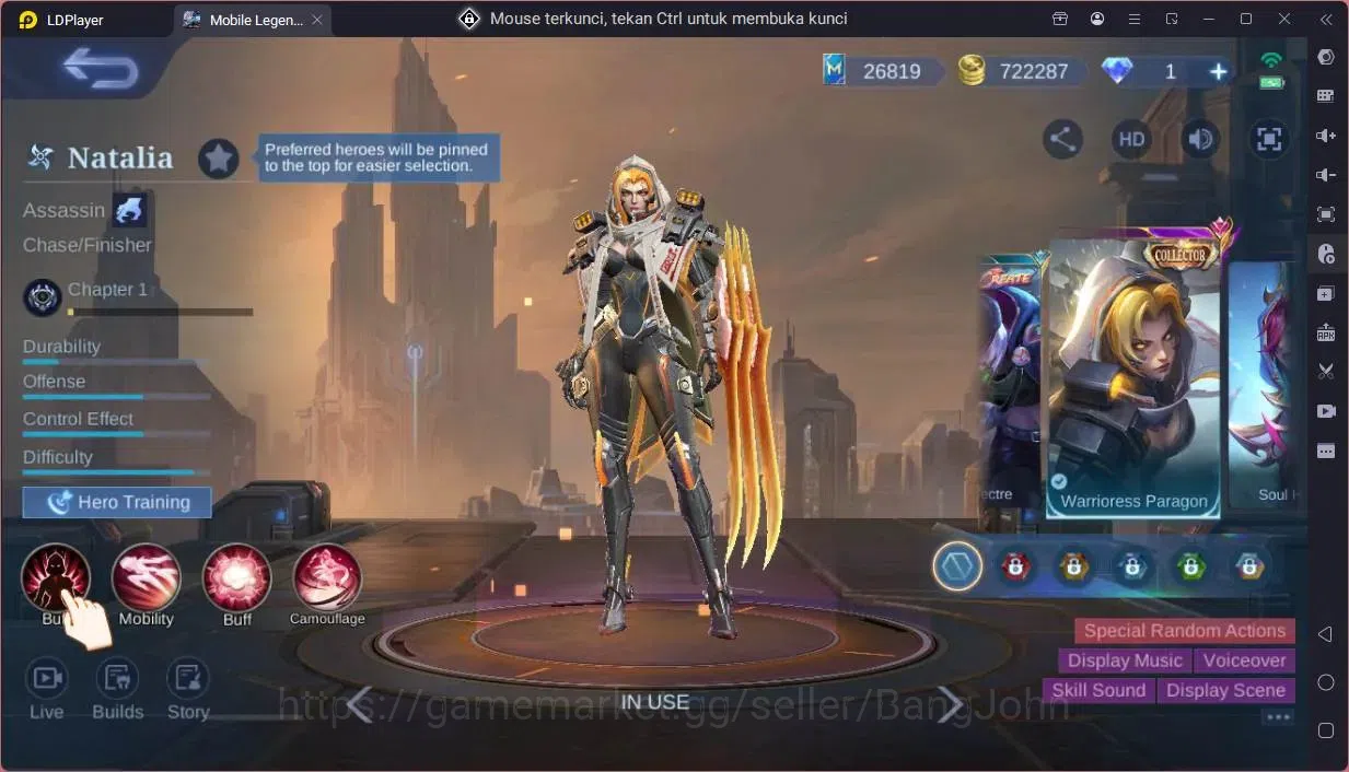 Mobile Legends: Bang Bang Accounts Global|Hero 132|Skin 219|Expert|KOF Karina|CC Nata image 18