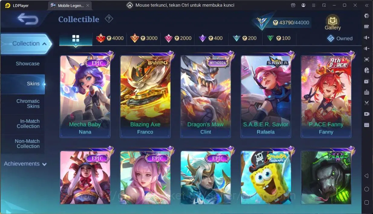 Mobile Legends: Bang Bang Accounts Global|Hero 132|Skin 219|Expert|KOF Karina|CC Nata image 9