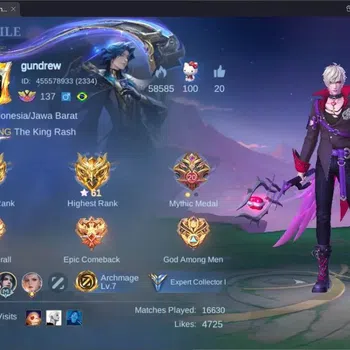 Mobile Legends: Bang Bang Collector Global|Hero 132|Skin 219|Expert|KOF Karina|CC Nata image 1