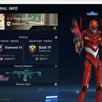 Blood Strike Collab Skin ASIA|Collab Evangelion Katya|EVO FAL|Ultra Val/Nov image 1