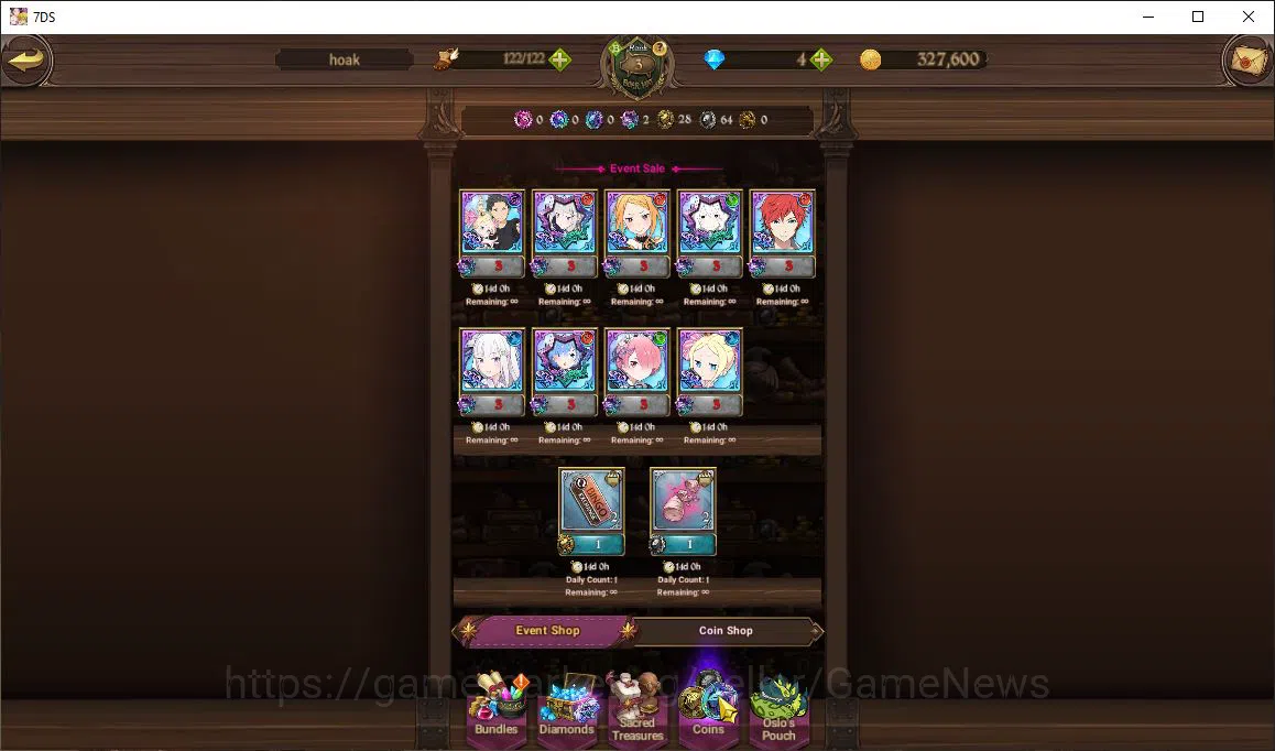 The Seven Deadly Sins: Grand Cross Accounts Global |145 k CC|Chapter 1|1 UR+Collab Re Zero| De image 4