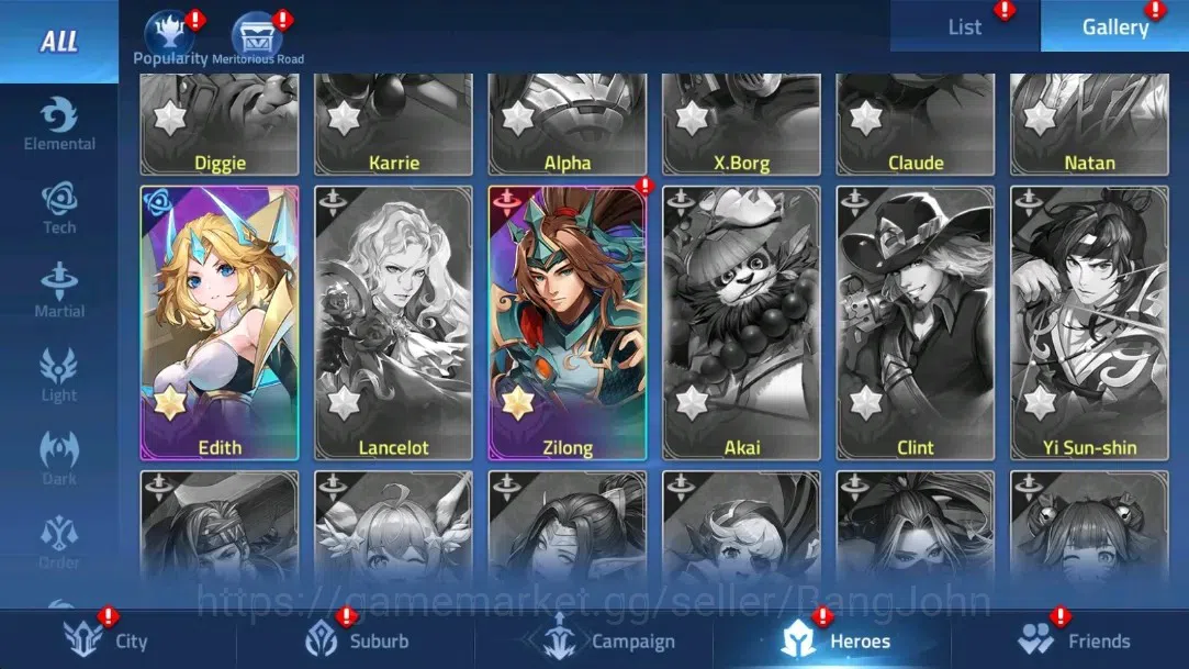 Mobile Legends: Adventure Accounts Global |LV 36|317k Power |VIP 4|Camp 22-1 |Hero 49 image 10