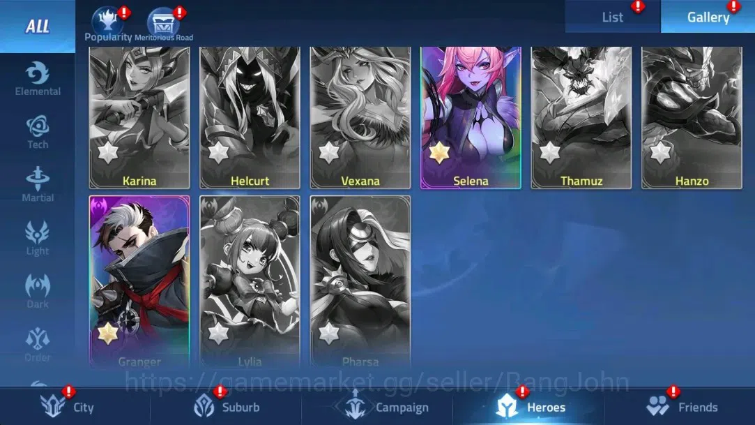 Mobile Legends: Adventure Accounts Global |LV 36|317k Power |VIP 4|Camp 22-1 |Hero 49 image 13