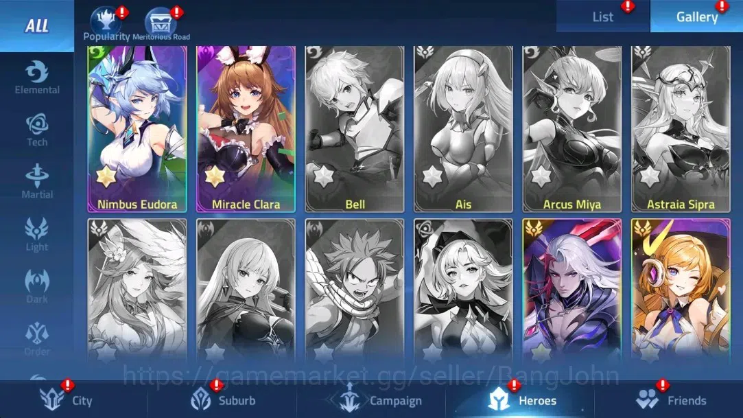 Mobile Legends: Adventure Accounts Global |LV 36|317k Power |VIP 4|Camp 22-1 |Hero 49 image 7