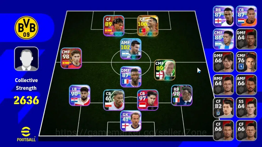 eFootball Accounts Legends & Iconic Players Android|Big Time Cristiano Ronaldo 23 Jun'26|Show Time Leo Messi+Lamine Yamal,P 1