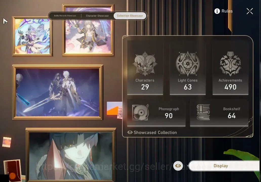 Honkai Star Rail Accounts End Game Asia|TL 66|6 Limited|(SW LV999 E3)+Sign Yao Guang,Huohuo,Sparkle,Fu Xuan,Silver Wolf 3