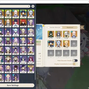 Genshin Impact Accounts Others ASIA|AR 55|Nefer Pream Team|6 Limited+2 (*5 Weapon)|(Nahida)+Sign,Wanderer,Ganyu|Standart