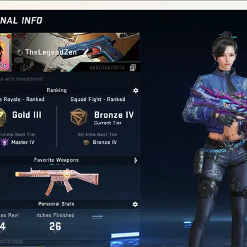Blood Strike Accounts Others ASIA|1 Eternal Gun: M4A1 - Blight's Embrace|1 Ultra Gun:FN2000-Limbo|9 Legendary Gun|Check SS