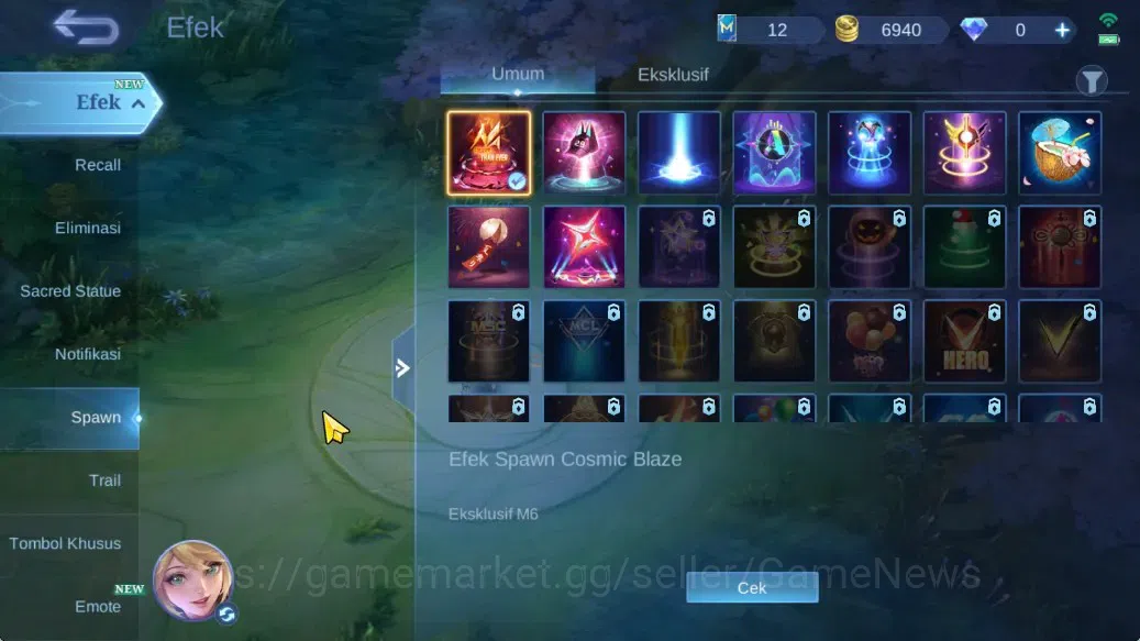 Mobile Legends: Bang Bang Accounts Hero 42|Skin 53|Collector Natalia,Valentine Fanny, image 14