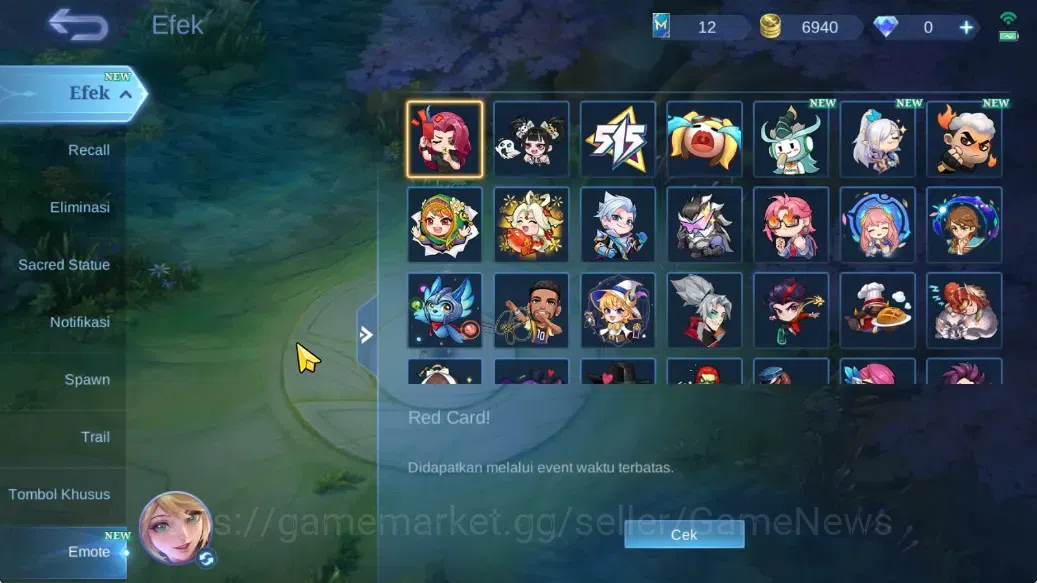 Mobile Legends: Bang Bang Accounts Hero 42|Skin 53|Collector Natalia,Valentine Fanny, image 15