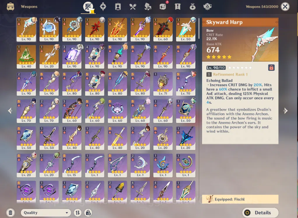 Genshin Impact Accounts ASIA|FreeHSR|AR59|PremTeam Skrik|10Limited+10(*5WP image 17
