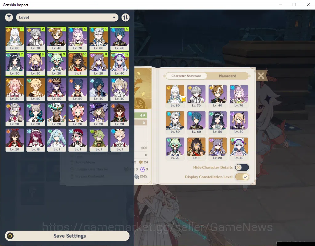 Genshin Impact Accounts ASIA|AR 49|3 Limited+2(*5Wep)|Zibai+Sign,Linnea,Ne image 1