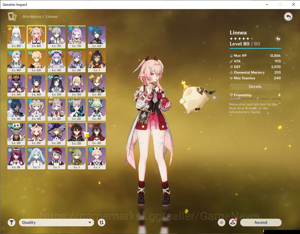 Genshin Impact Accounts ASIA|AR 49|3 Limited+2(*5Wep)|Zibai+Sign,Linnea,Ne image 3