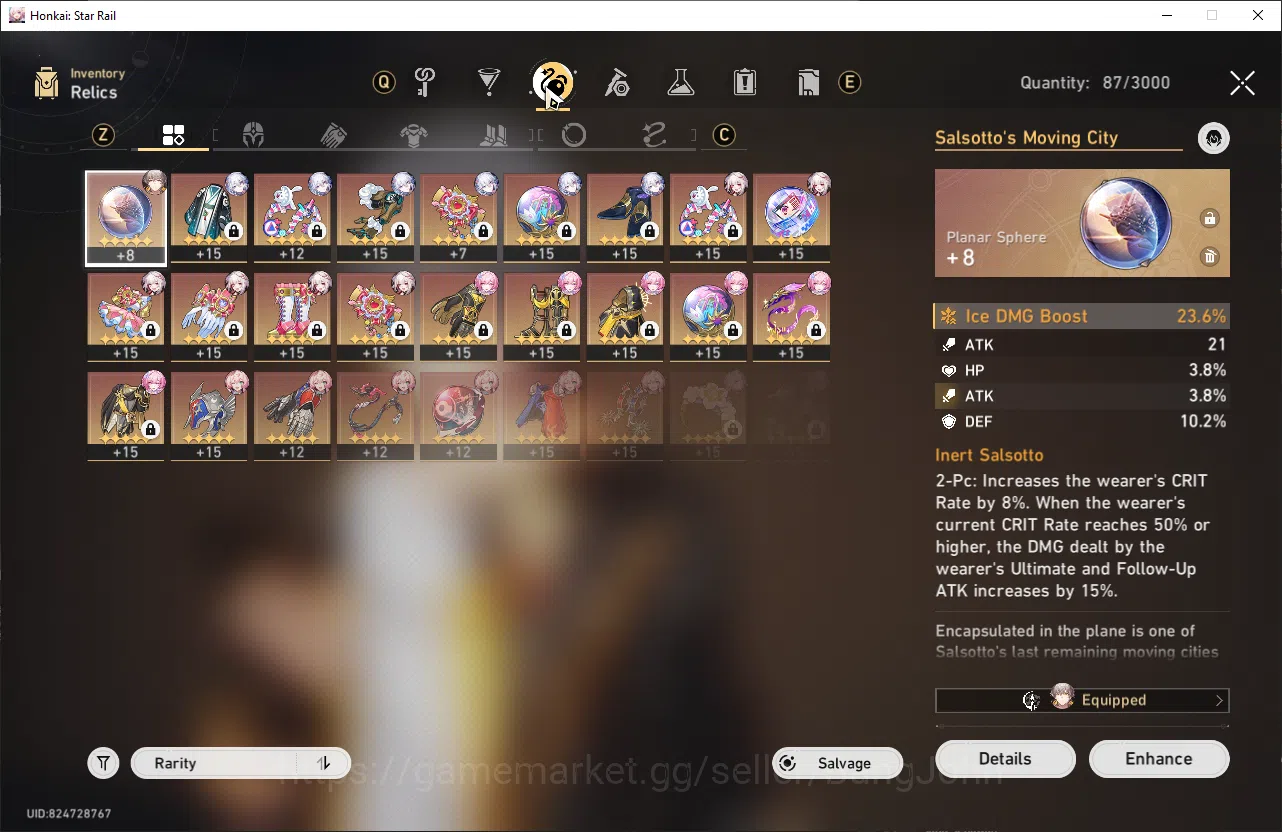Honkai Star Rail Accounts ASIA | TL 56| 8 Limit| Castorice, Cyrene, Hyacine, image 6