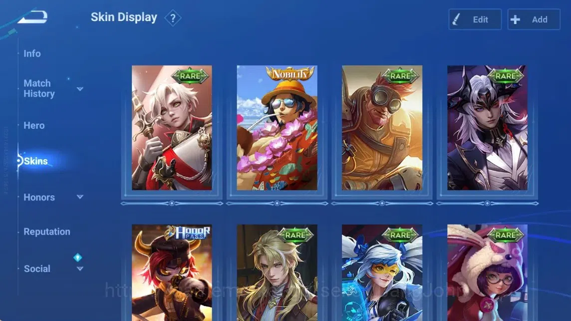 Honor of Kings Accounts Rare Skin Global|94H 46S|AOT Jing [Mikasa]|KIC Luna|Epic Solarus&Lotusdancer|AOT Mayene 7
