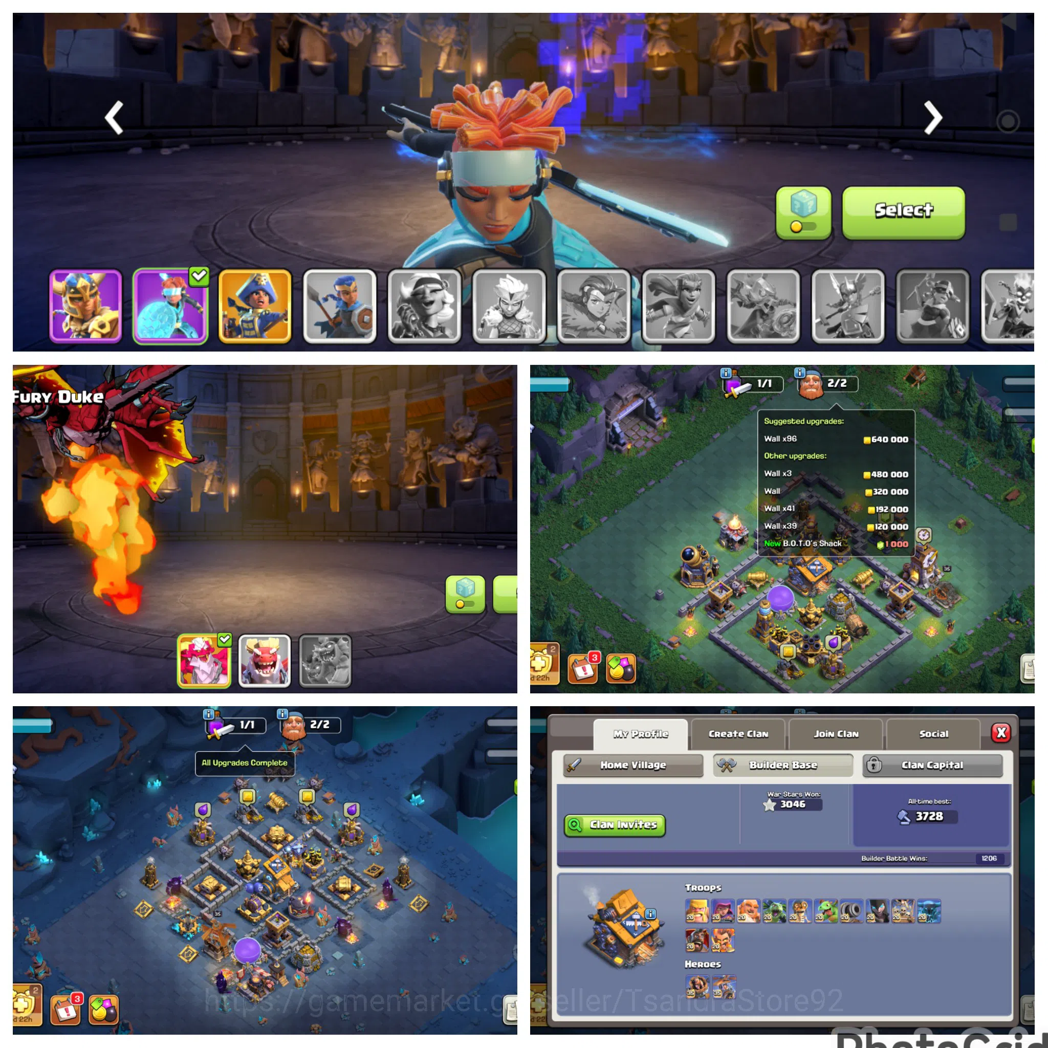Clash of Clans Accounts High-End FLASH SALE TH 18 LVL 238 MAXED FASE 2 EX LEGEND LEAGUE|5 HERO MAXED|7 EPIC MAX+(1 EPIC LVL 1