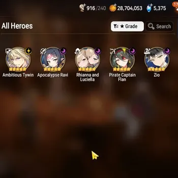 Epic Seven Accounts High-End GLOBAL UnVerif|NewEra| 5 ML (Rhianna & Luciella,Zio,etc)+Haru+Art,Estelle,Fumyr,etc|AUTO WB|35K