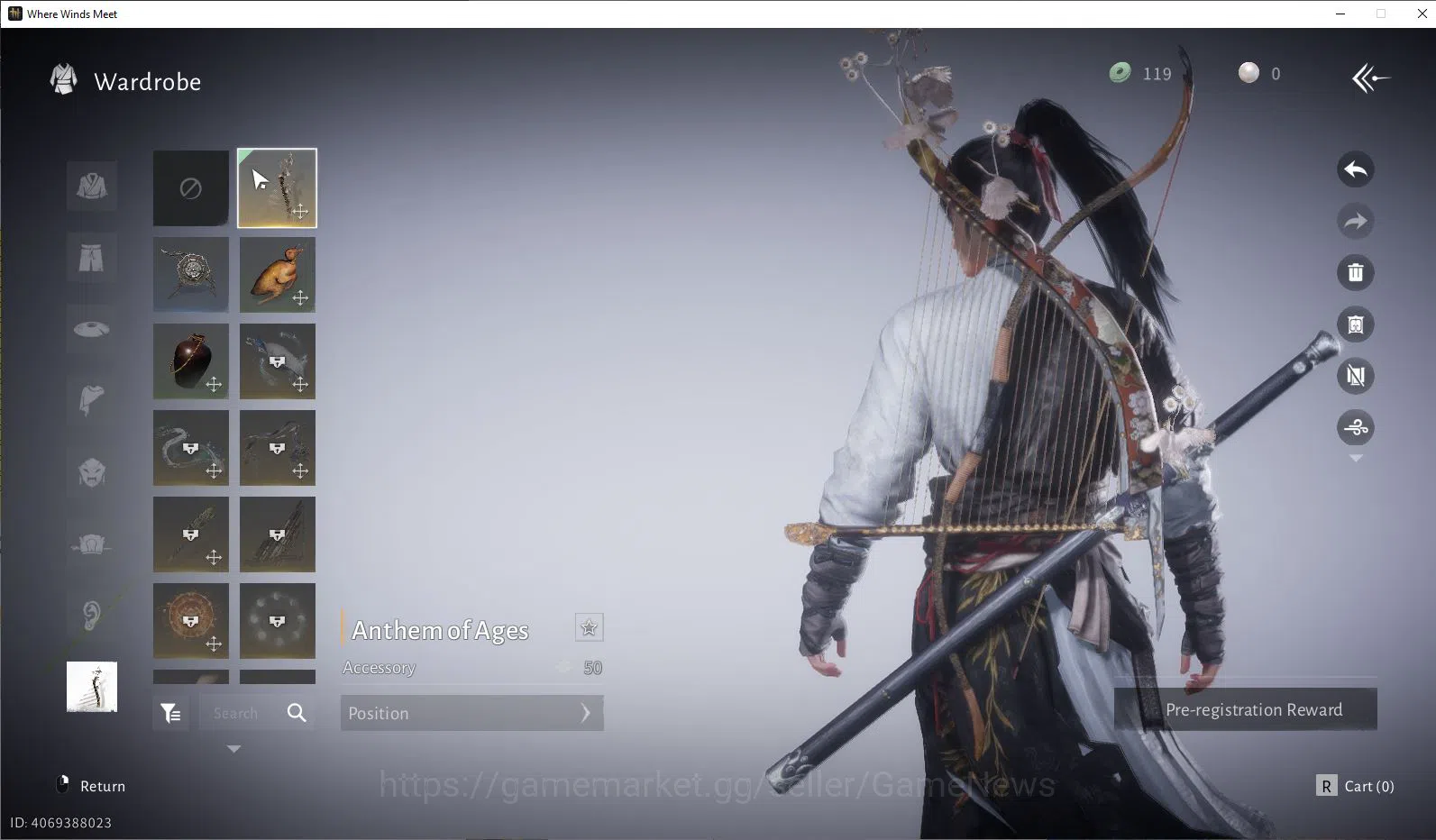 Where Winds Meet Accounts GLOBAL Lv5| Fresh Starter| 1 Harmoni Core, Anthem  image 10