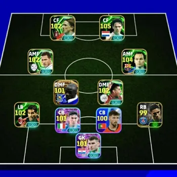 eFootball Accounts Legends & Iconic Players Alessandro Bastoni-10➤Rúben Dias-100➤Achraf Hakimi-99➤N’Golo