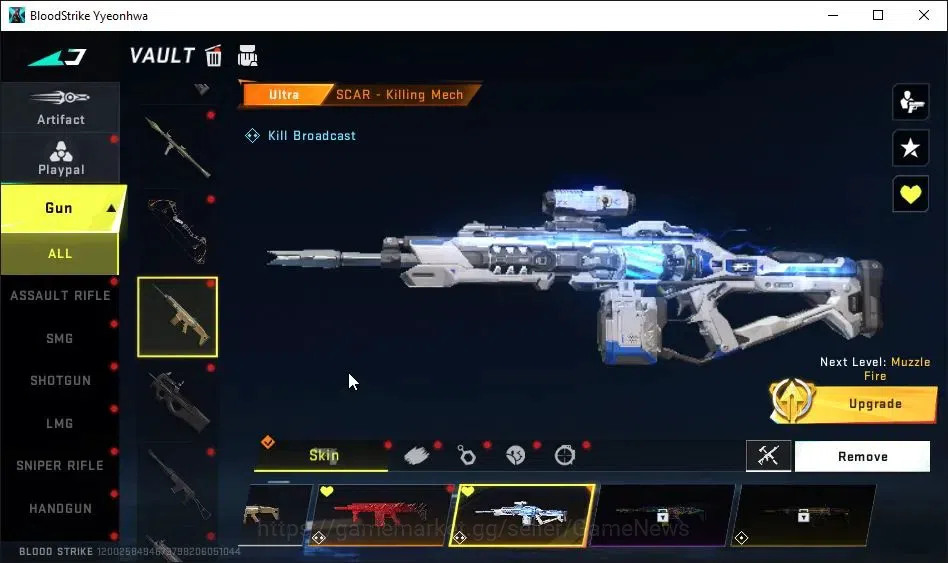 Blood Strike Accounts ASIA|ETERNAL Uzi-Star Chaser Lv3|ULTRA Melee Katar image 12