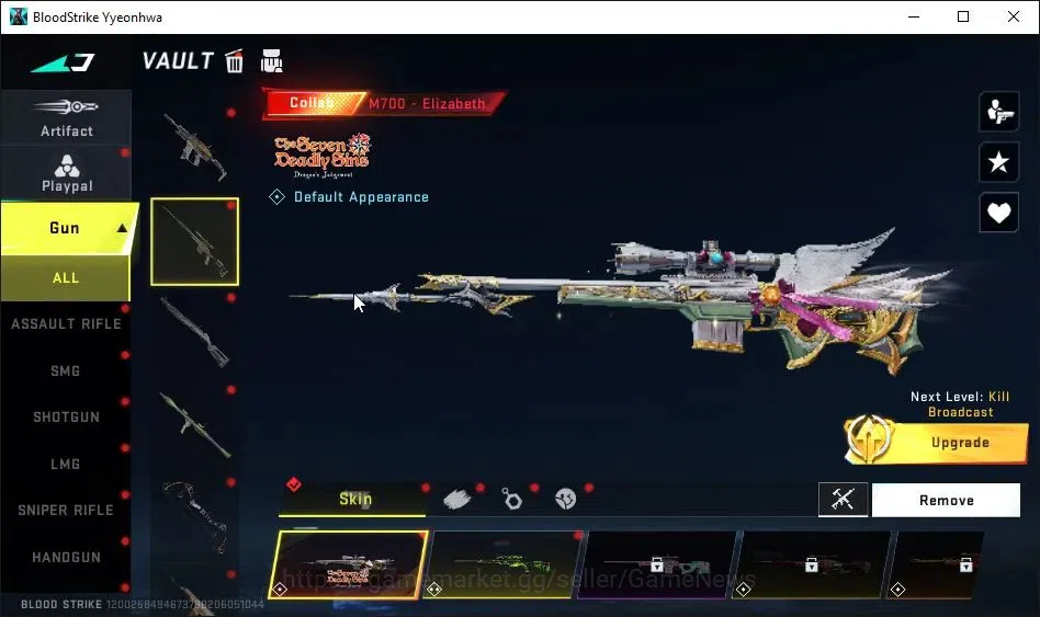 Blood Strike Accounts ASIA|ETERNAL Uzi-Star Chaser Lv3|ULTRA Melee Katar image 14