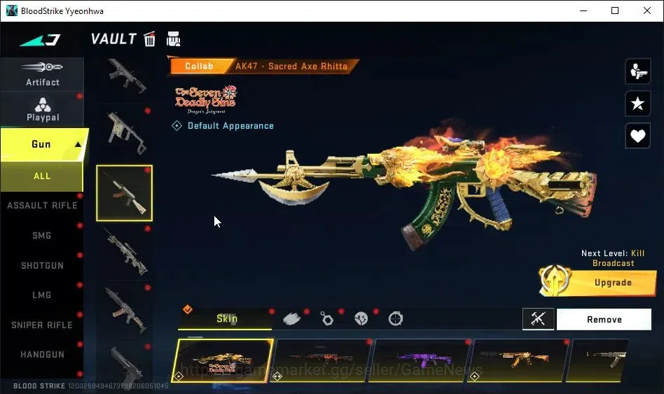 Blood Strike Accounts ASIA|ETERNAL Uzi-Star Chaser Lv3|ULTRA Melee Katar image 15
