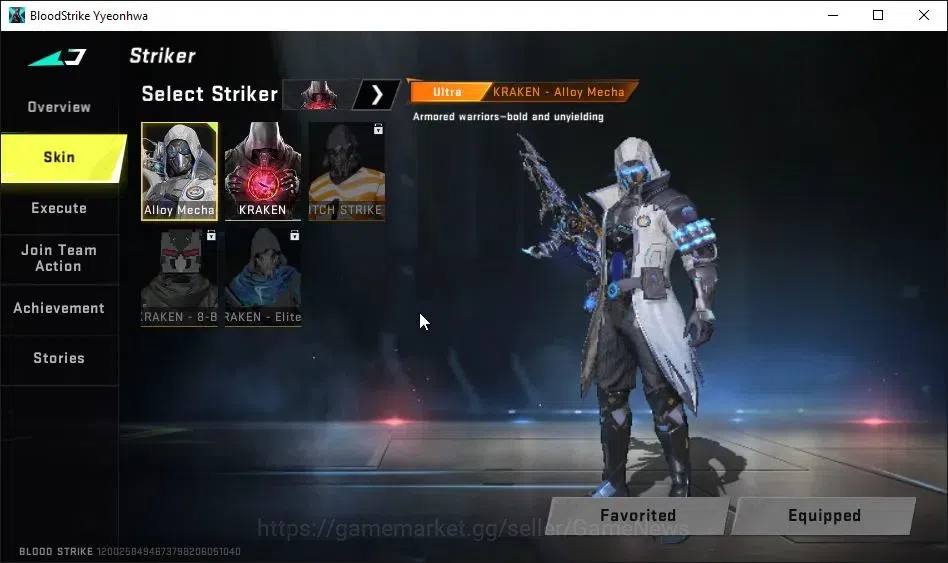Blood Strike Accounts ASIA|ETERNAL Uzi-Star Chaser Lv3|ULTRA Melee Katar image 3
