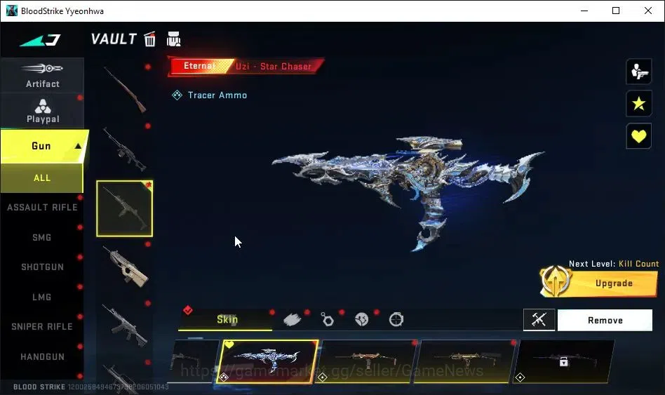 Blood Strike Accounts ASIA|ETERNAL Uzi-Star Chaser Lv3|ULTRA Melee Katar image 6