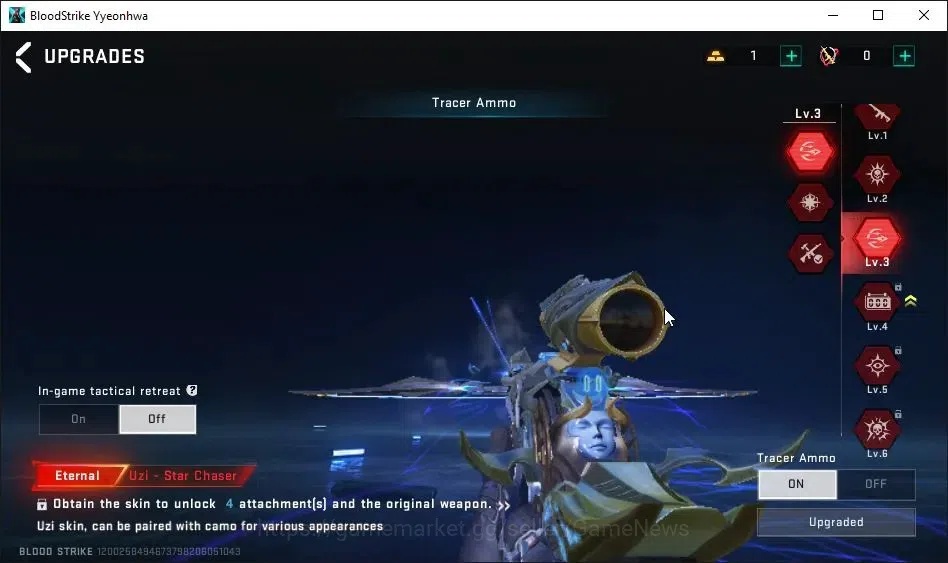Blood Strike Accounts ASIA|ETERNAL Uzi-Star Chaser Lv3|ULTRA Melee Katar image 7