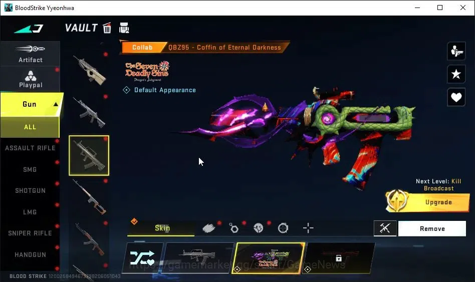 Blood Strike Accounts ASIA|ETERNAL Uzi-Star Chaser Lv3|ULTRA Melee Katar image 8