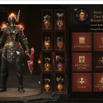 Diablo Immortal Accounts Mid-Tier SEA - verathiel | 60 (1020) Barbarian - Slinger | CR 48062 | Reso 540 | Inverno V | Varog