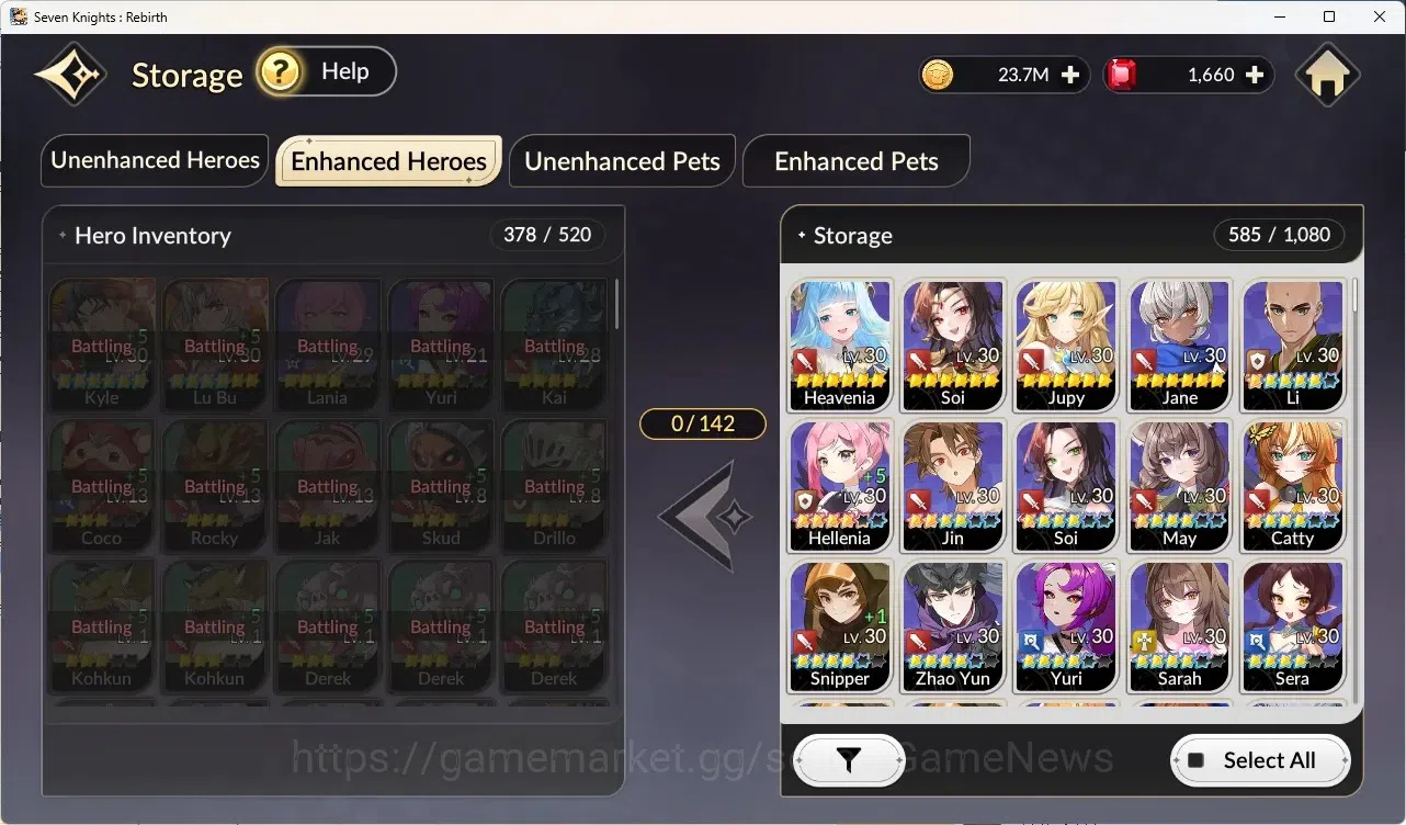 Seven Knights Re:Birth Accounts Global SEA|1 Ex-7k [Rosie]+2 TC6[Kyle,Randgrid]+Lu image 11